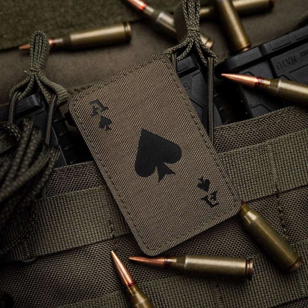 M-Tac Ace of Spades patch cordura fosforescent