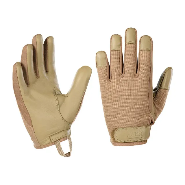 M-Tac Police manusi tactice Khaki piele/sintetic