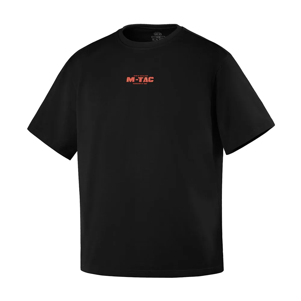 M-Tac Worn to the Bone tricou oversize negru bumbac