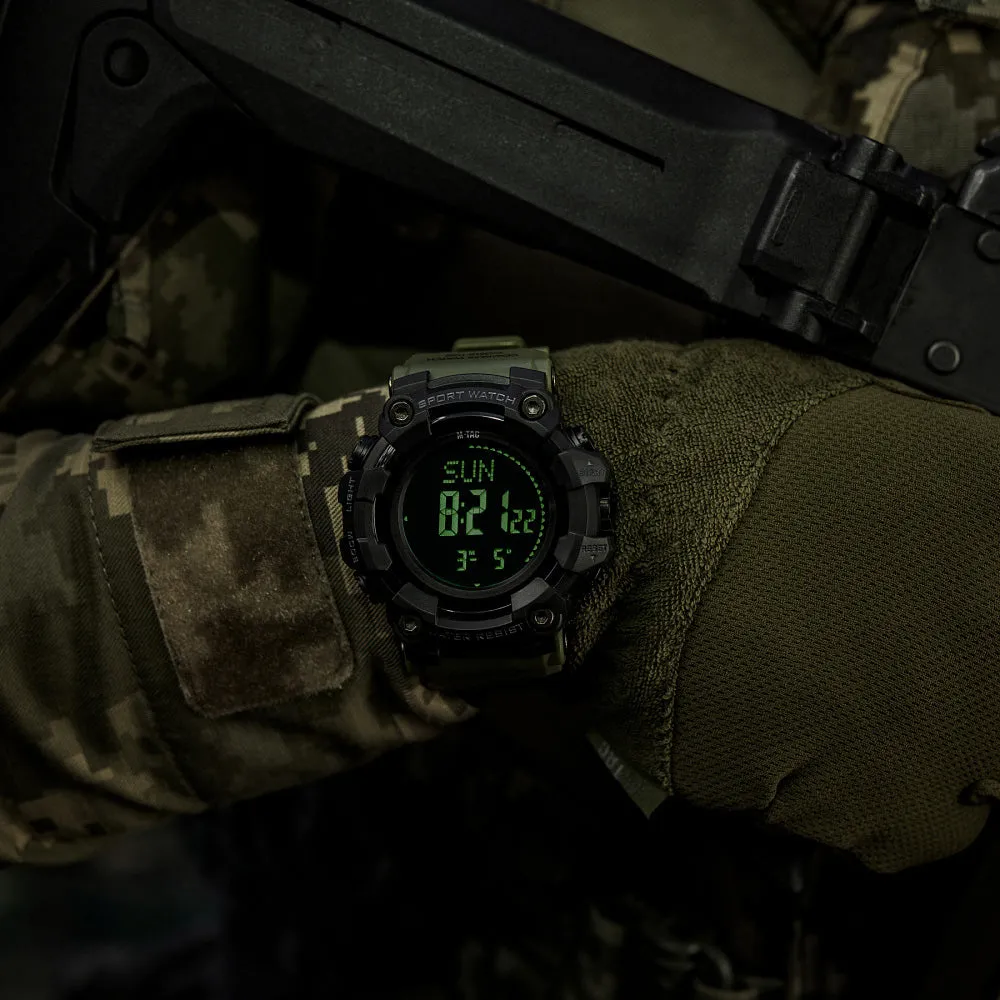 M-Tac 2037 ceas tactic verde rezistent 5ATM