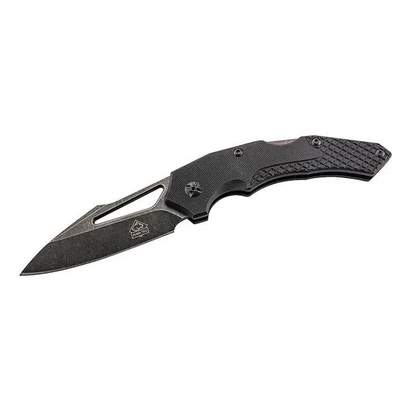 Puma Tec Curved Einhandmesser briceag negru