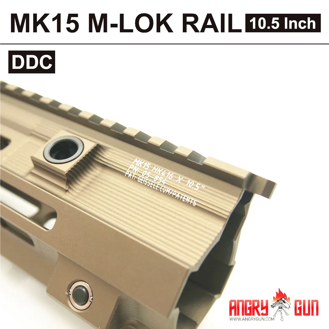 Angry Gun HK416 handguard M-LOK 10.5 inch negru