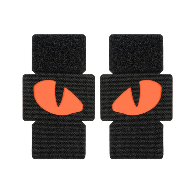 M-Tac Ochi Tigru patch Black/Red fotoluminiscent