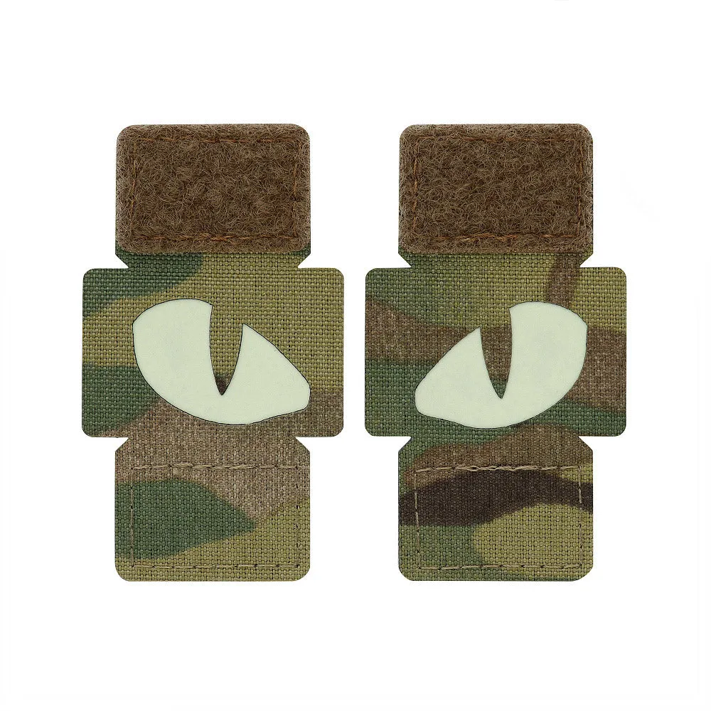 M-Tac Tiger Eyes patch Multicam luminiscent 40x25mm