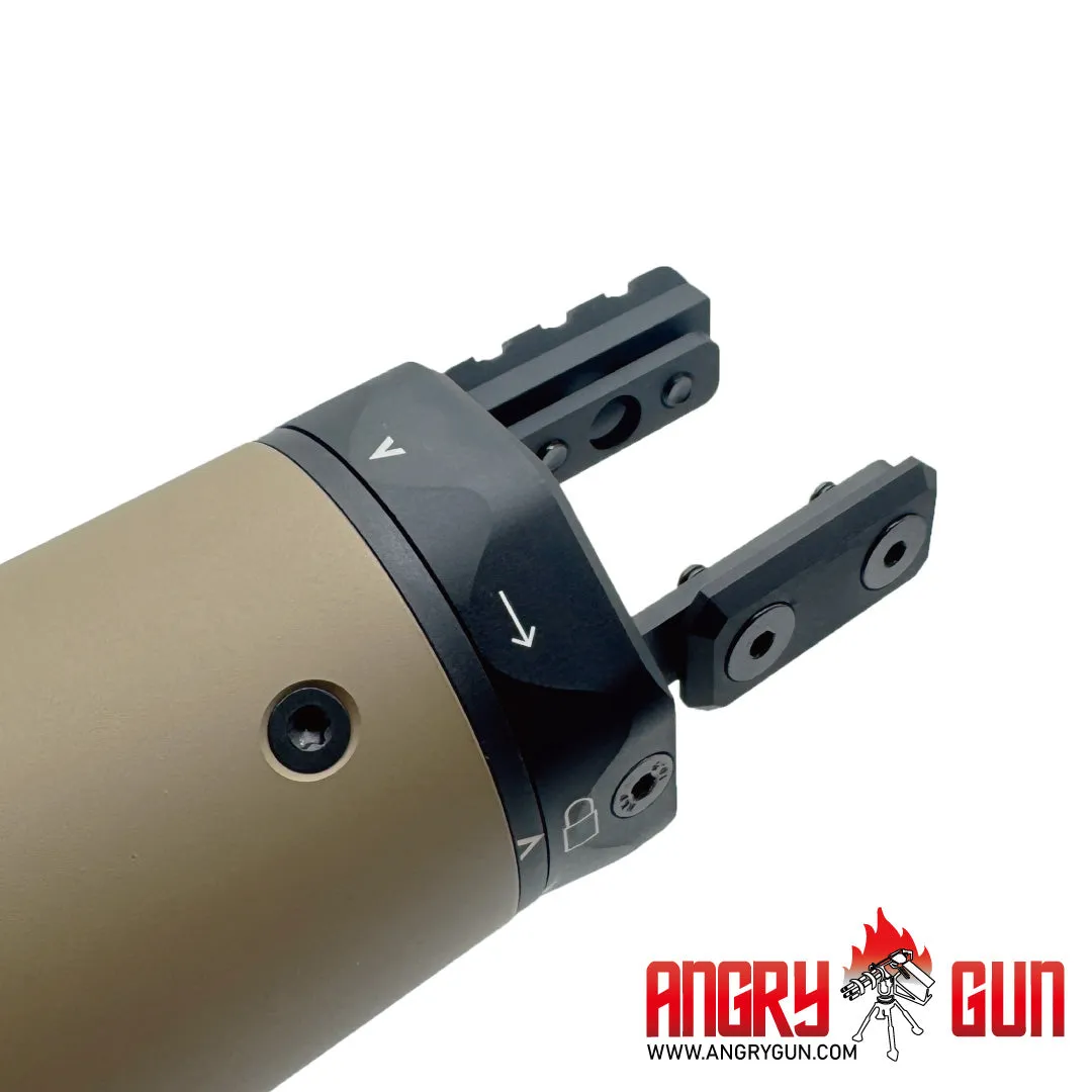 Angrygun M-RAC Type A scut amortizor FDE 6.5 inch aluminiu
