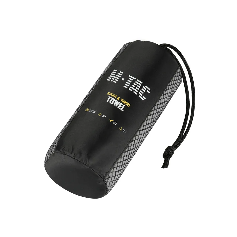 M-Tac prosop microfibră gri 120x60 cm uscare rapidă