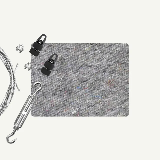 Bear Paw Dura perdea oprire sageti gri 2 m kit