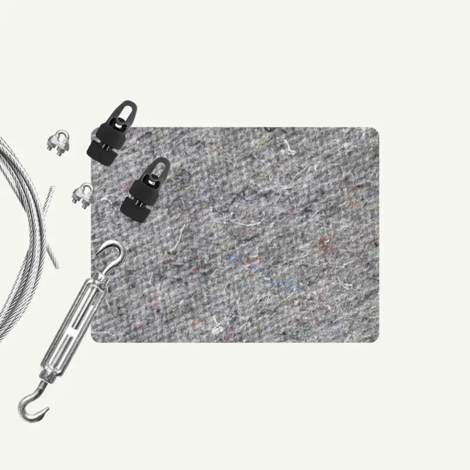 Bear Paw Dura perdea oprire sageti gri 2 m kit