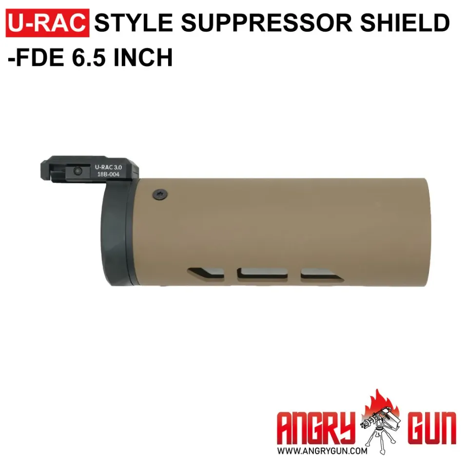 AngryGun U-RAC scut amortizor FDE carbon 6,5 inch aluminiu