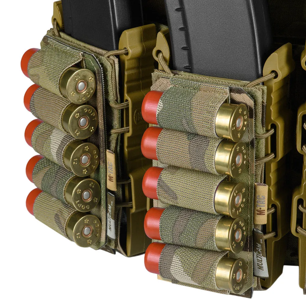 Military-Shop Velcro borseta cartuse cal.12 Multicam 5 locuri