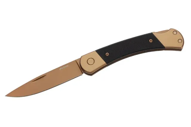 Briceag Herbertz Taschenmesser Titan D2 roségold