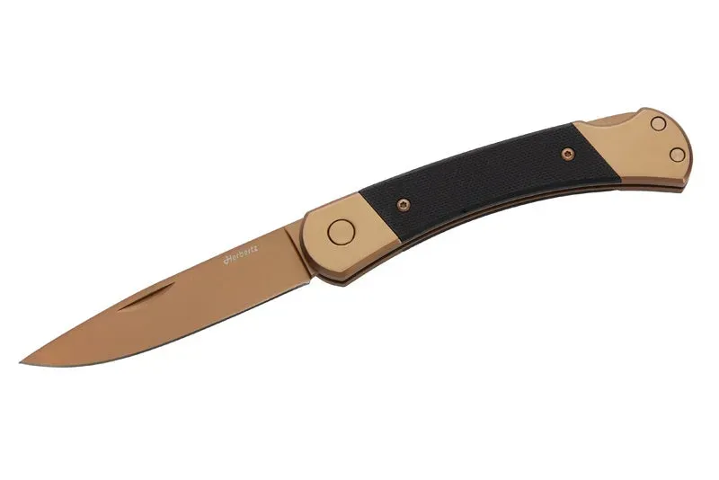 Briceag Herbertz Taschenmesser Titan D2 roségold