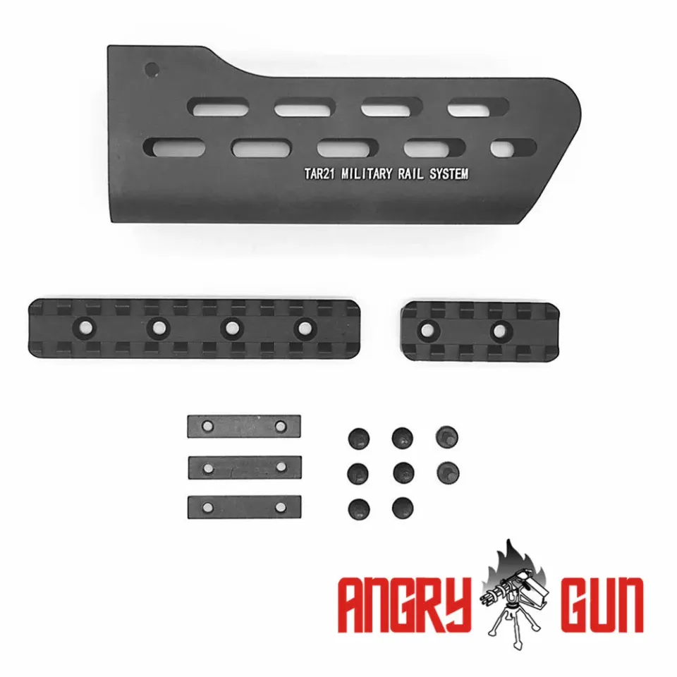 AngryGun T21 Rail System șină Tavor neagră AEG