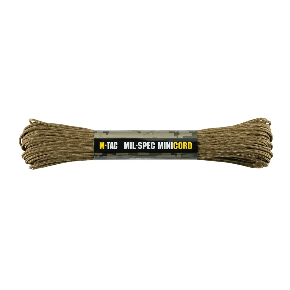 M-Tac Minicord Mil-Spec paracord coyote 30 m nailon