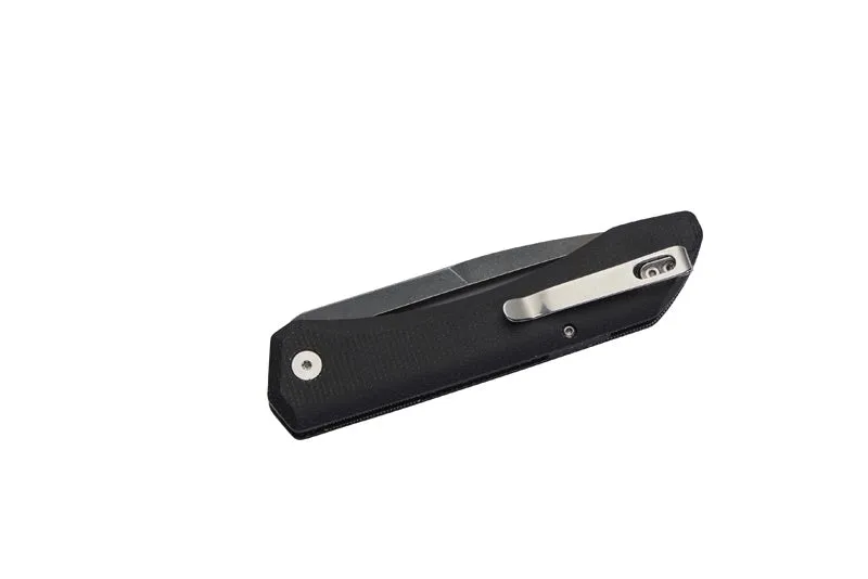 Herbertz Outdoor briceag Liner Lock negru D2 Micarta