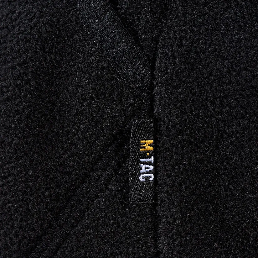 M-Tac Microfleece Lite hanorac negru, subtire elastic