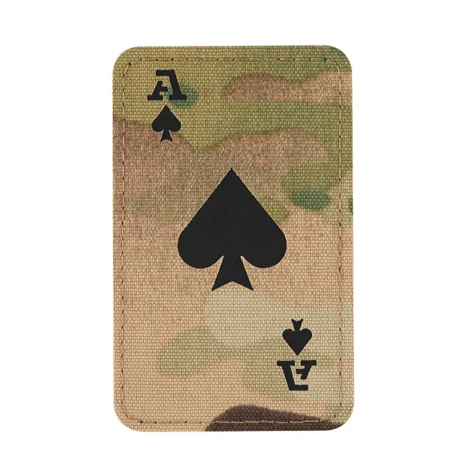 M-Tac Ace of Spades Laser Cut patch multicam fosforescent