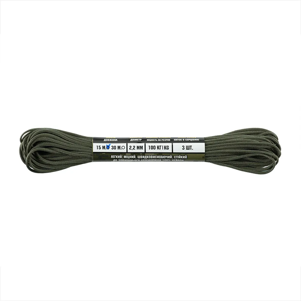 M-Tac Minicord sfoara paracord Ranger Green 15m 100kg