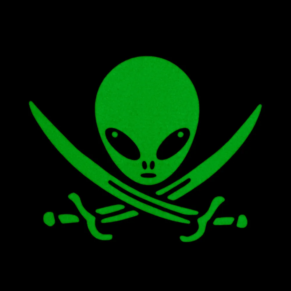 M-Tac Operator UFO patch Black/Green Cordura Laser Cut