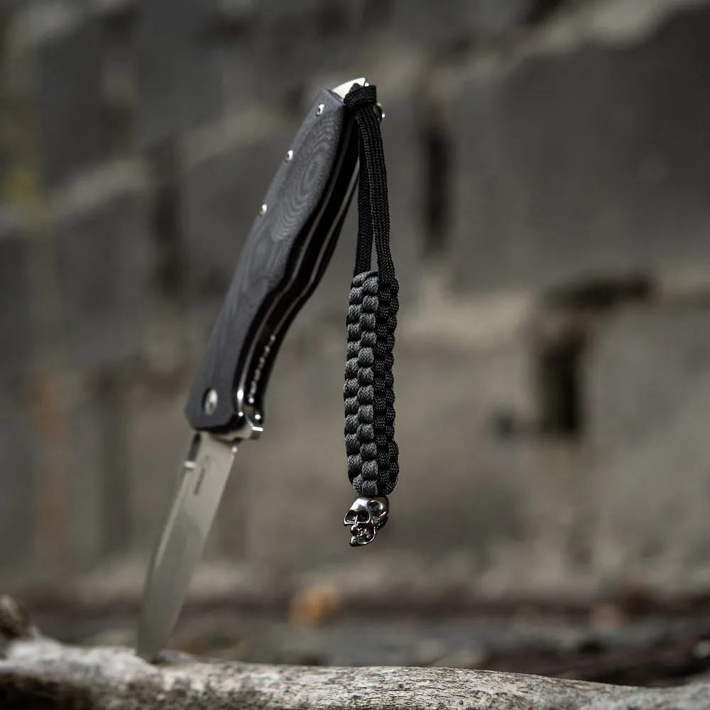 M-Tac Skull snur breloc cutit paracord negru-gri