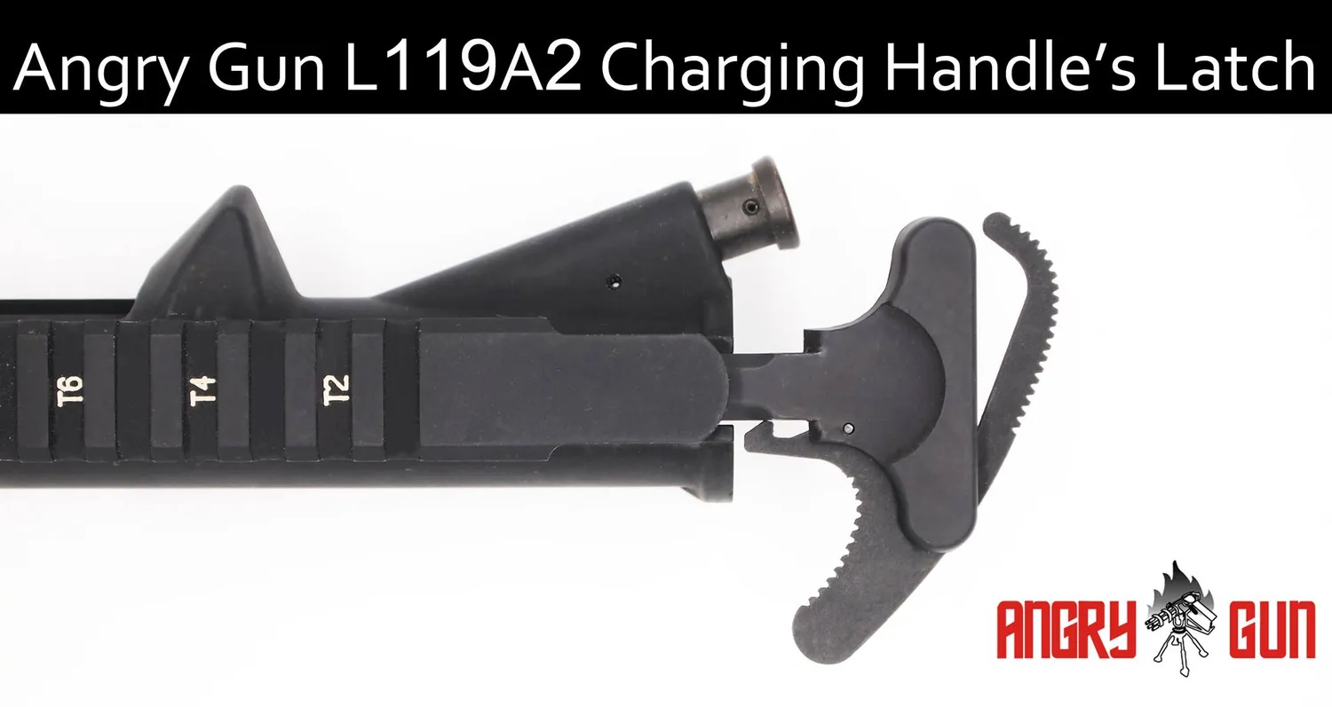 AngryGun L119A2 latch charging otel GBB
