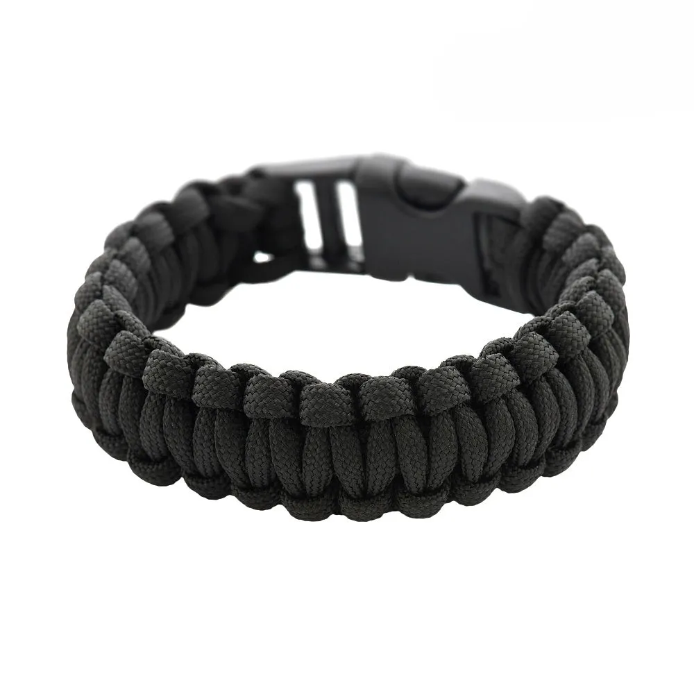 M-Tac Paracord brățară neagră supraviețuire