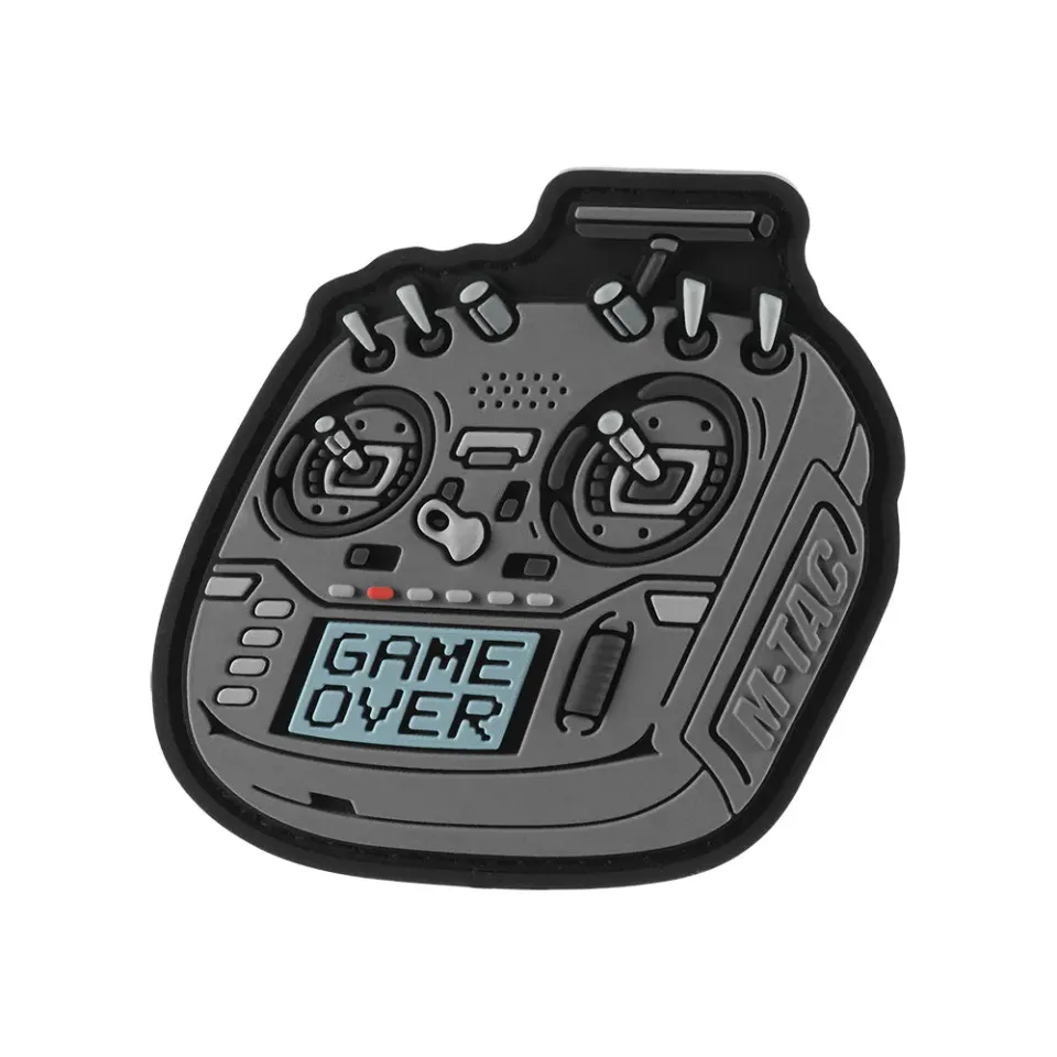 M-Tac FPV Remote Control patch PVC gri velcro