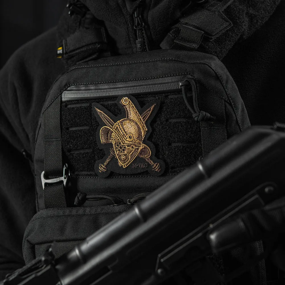 M-Tac Gladiator patch casca negru Cordura