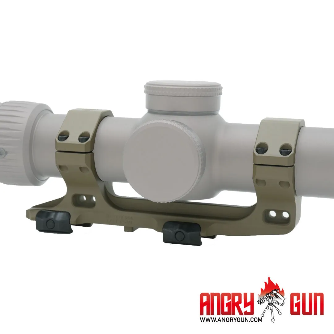 AngryGun AUS montaj luneta 34 mm 1,54 inch negru