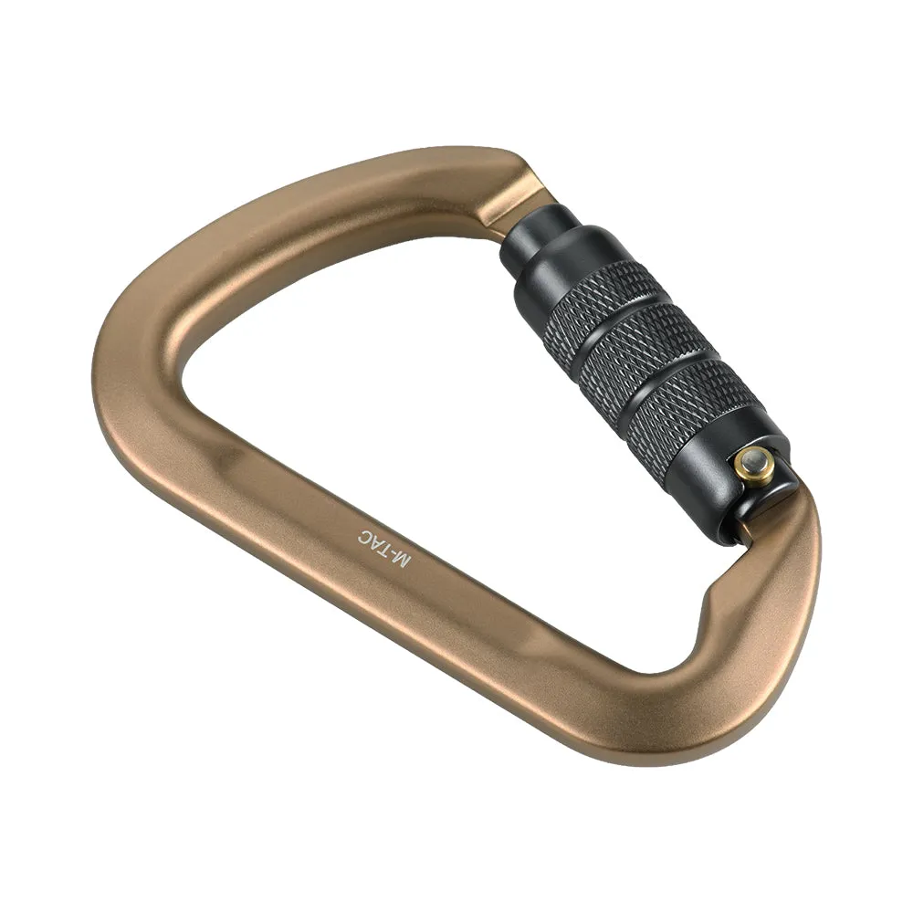 M-Tac Keylock carabinier khaki 30 kN 11 cm