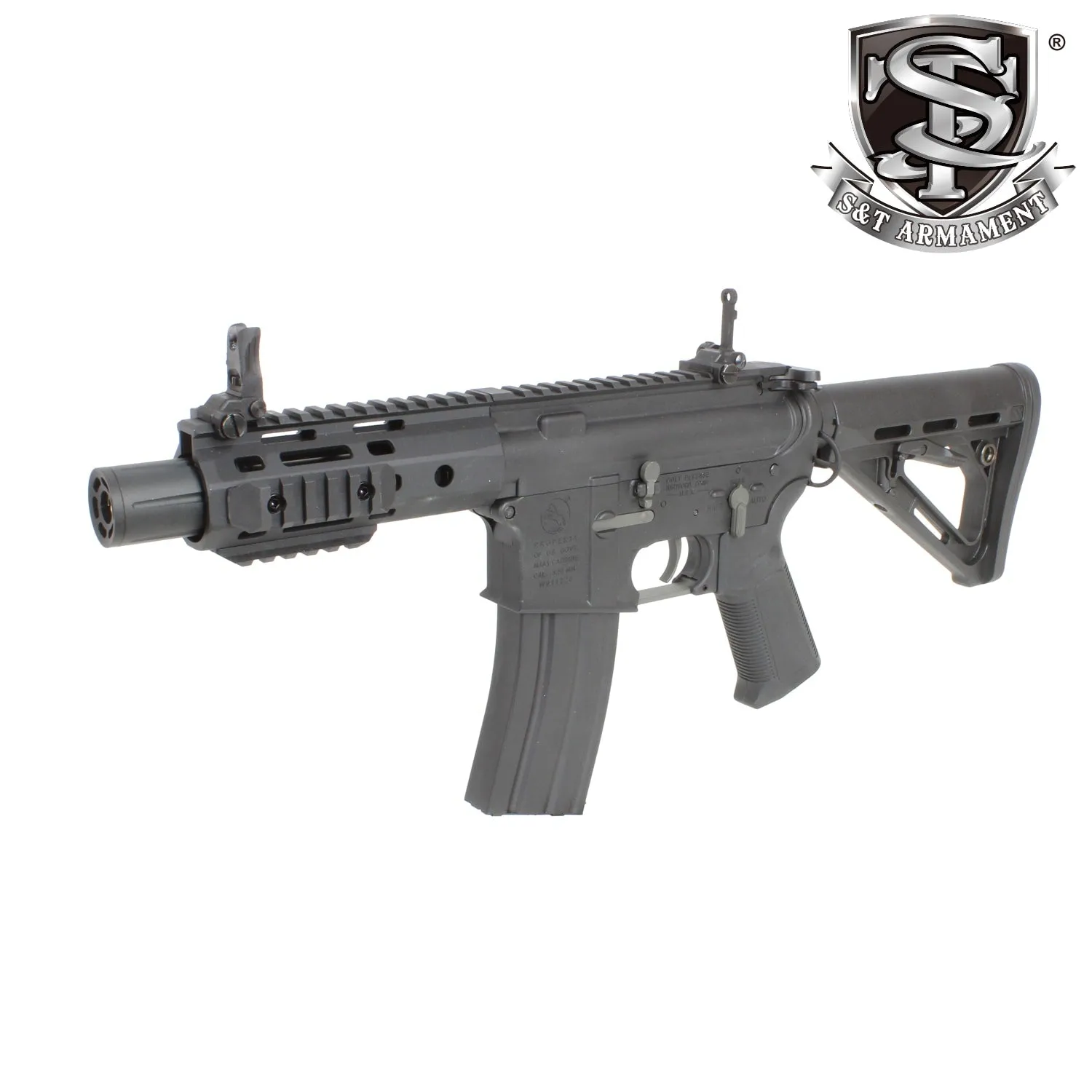 S&T Challenger M4 URX4 M-LOK 5 replică AEG neagră