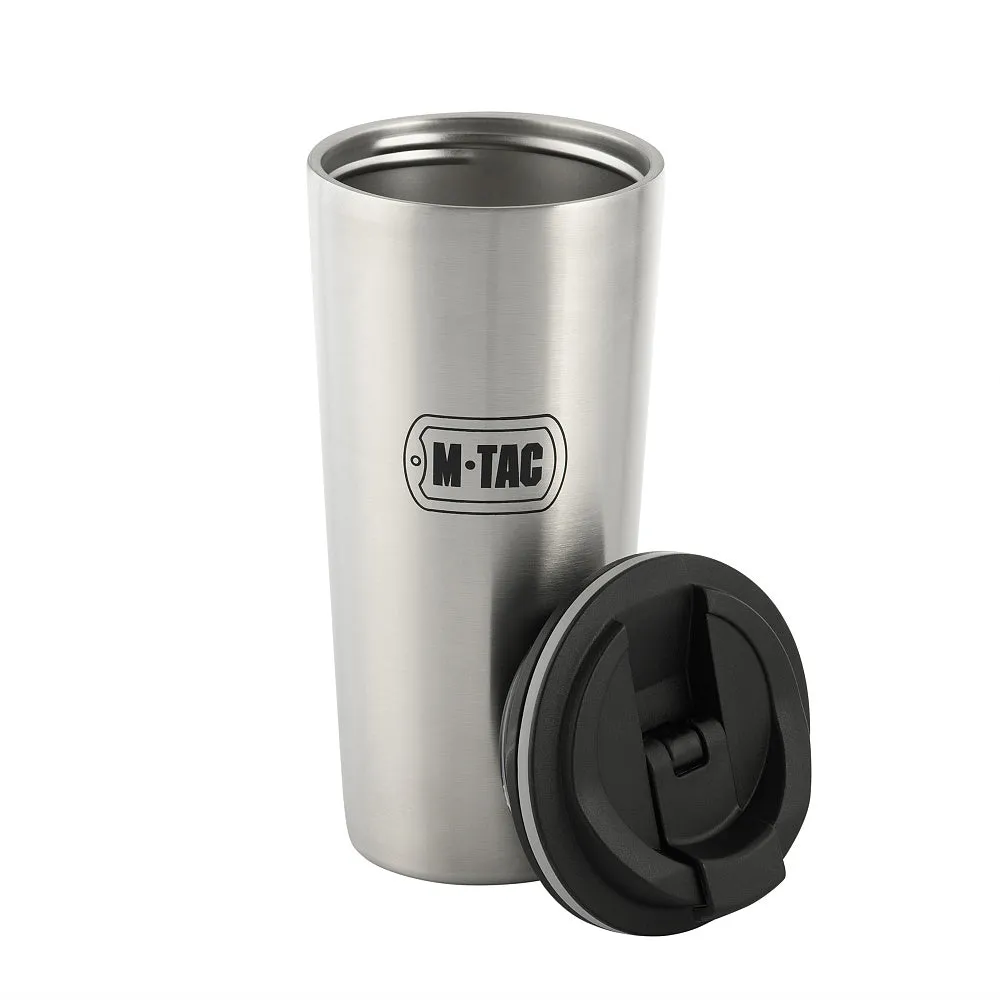 M-Tac Cană termoizolantă Chrome 450 ml cu valvă