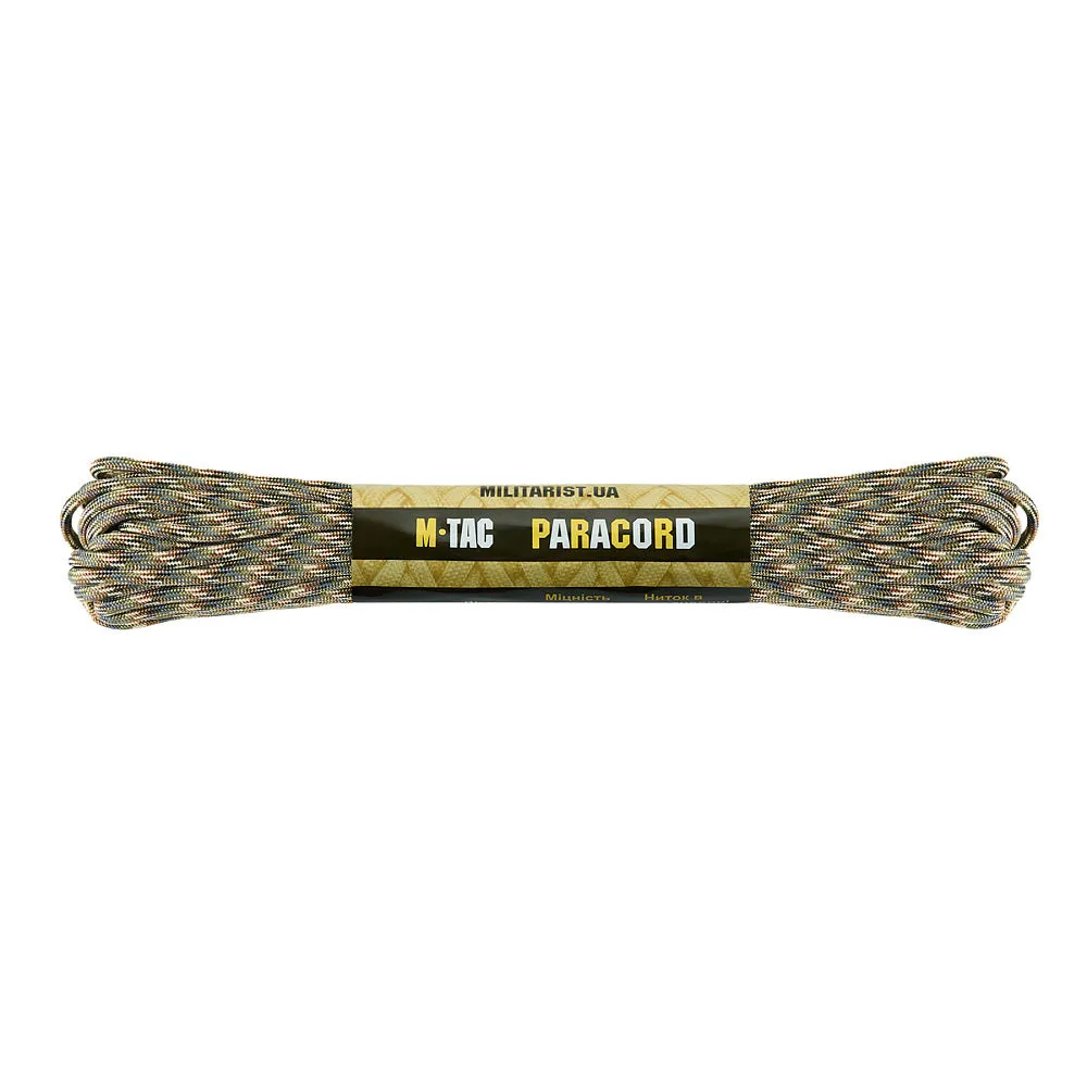 M-Tac 550 Tip III paracord 15m North Camo 250 kg