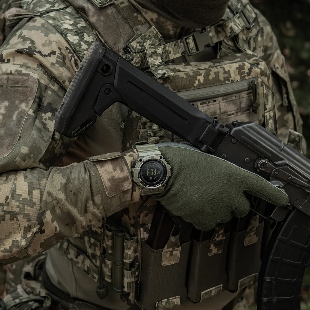 M-Tac 2233 ceas tactic Ranger Green cu busolă