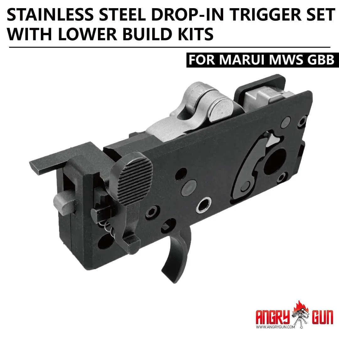 ANGRYGUN MWS set trăgaci inox MILSPEC
