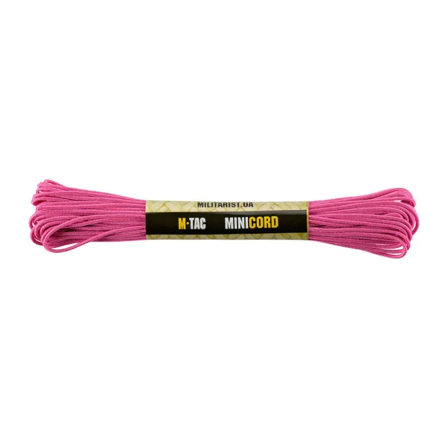 M-Tac Minicord paracord 2mm roz neon 15m