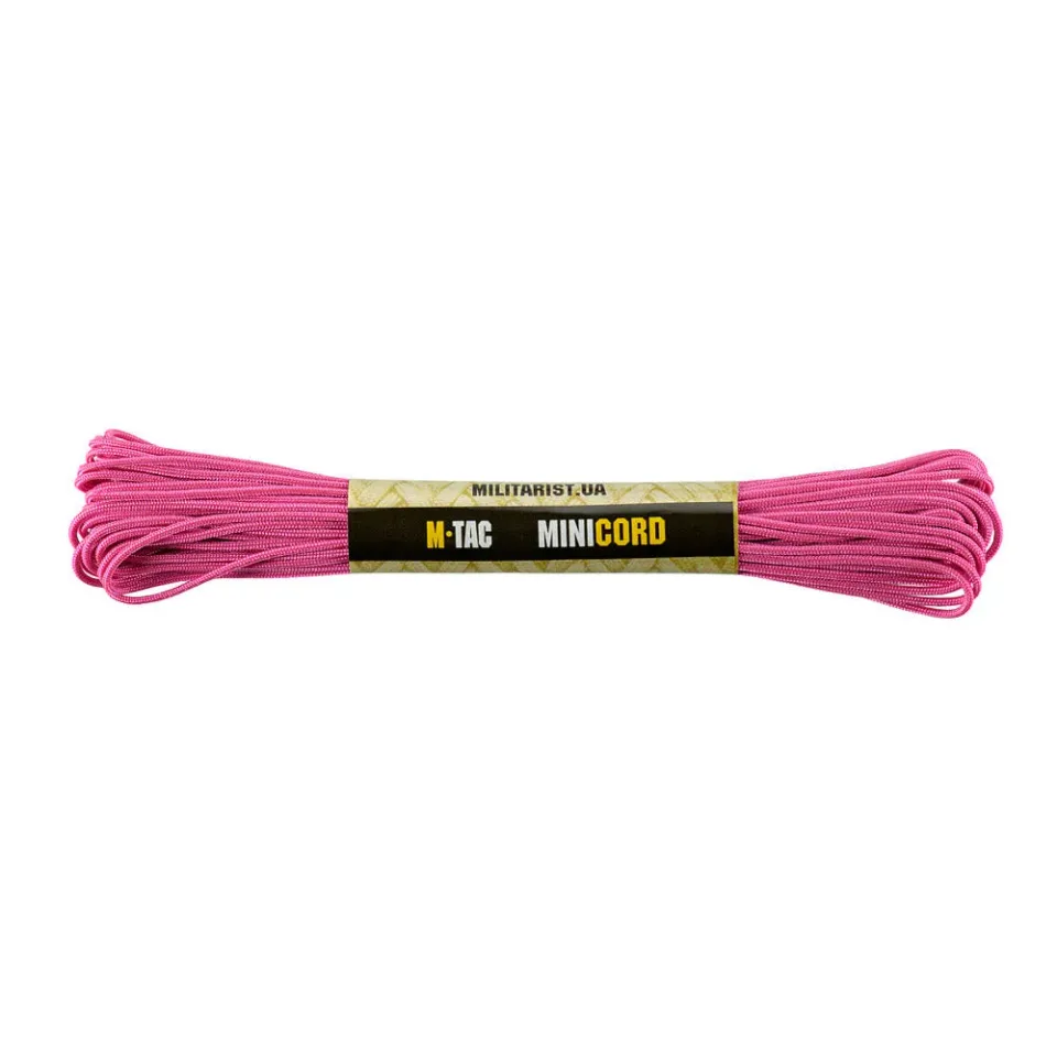 M-Tac Minicord paracord 2mm roz neon 15m