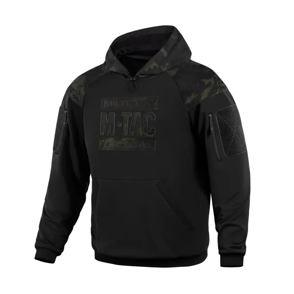M-Tac Combat Black Edition hanorac multicam negru