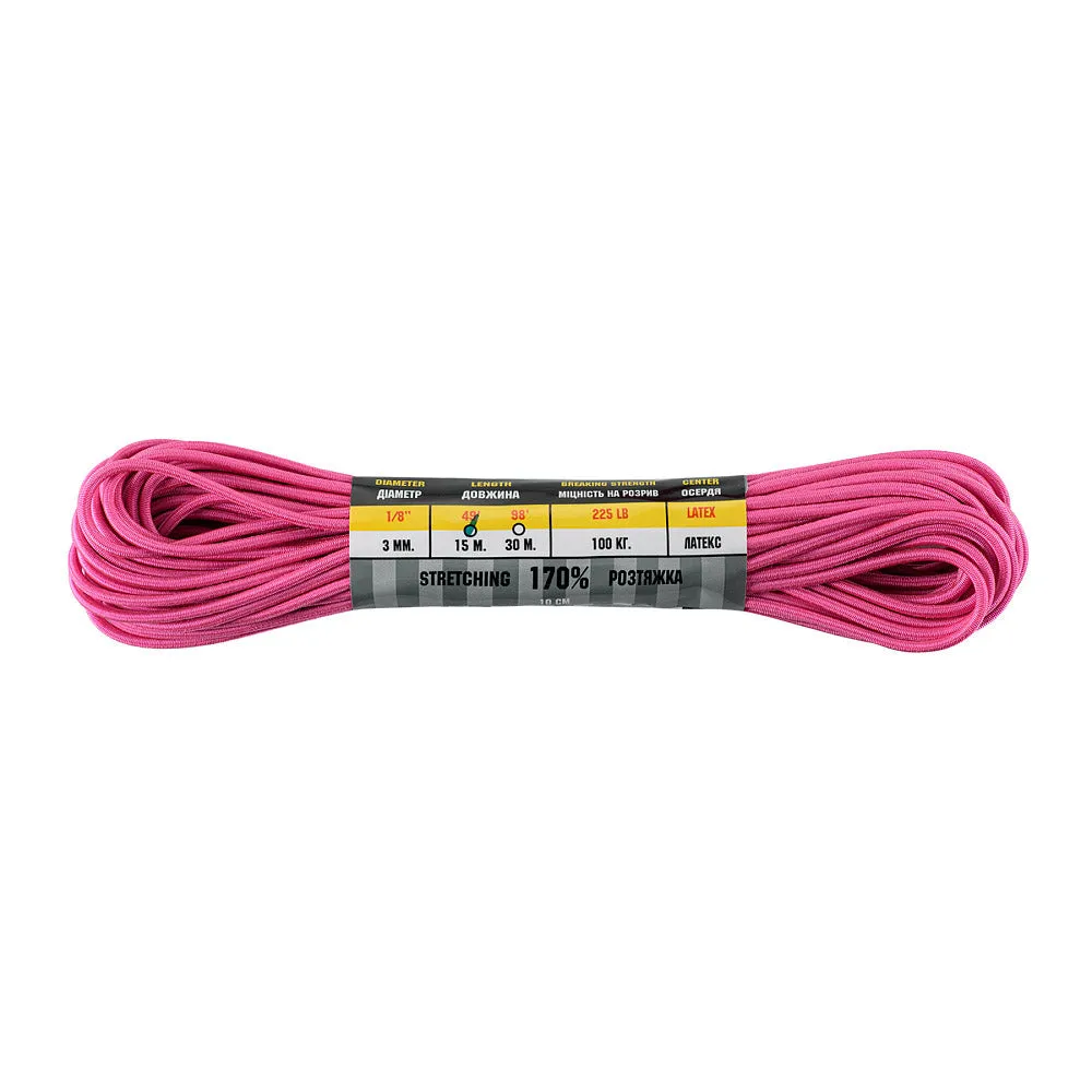 M-Tac Shock-Cord paracord elastic 3mm 15m roz