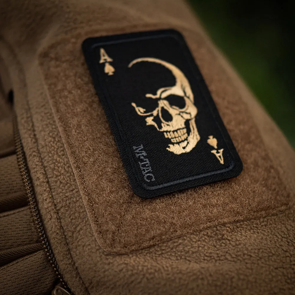 M-Tac Face of War patch negru portocaliu velcro
