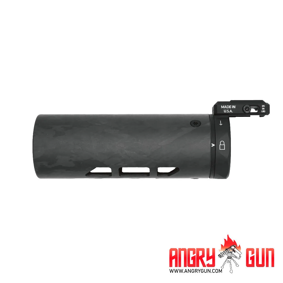 ANGRYGUN U-RAC scut supresor carbon negru 6,5 inch