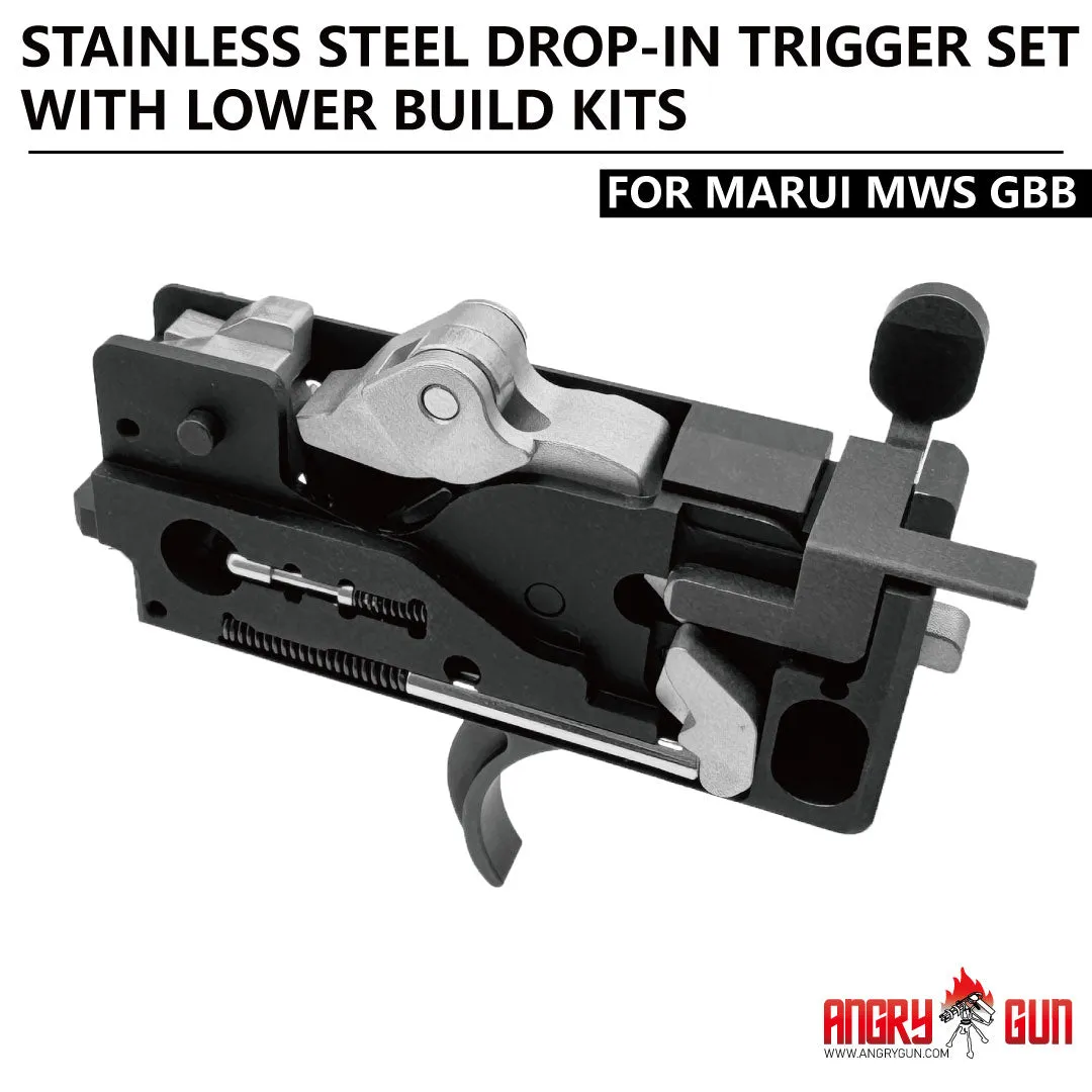 ANGRYGUN MWS set trăgaci inox MILSPEC