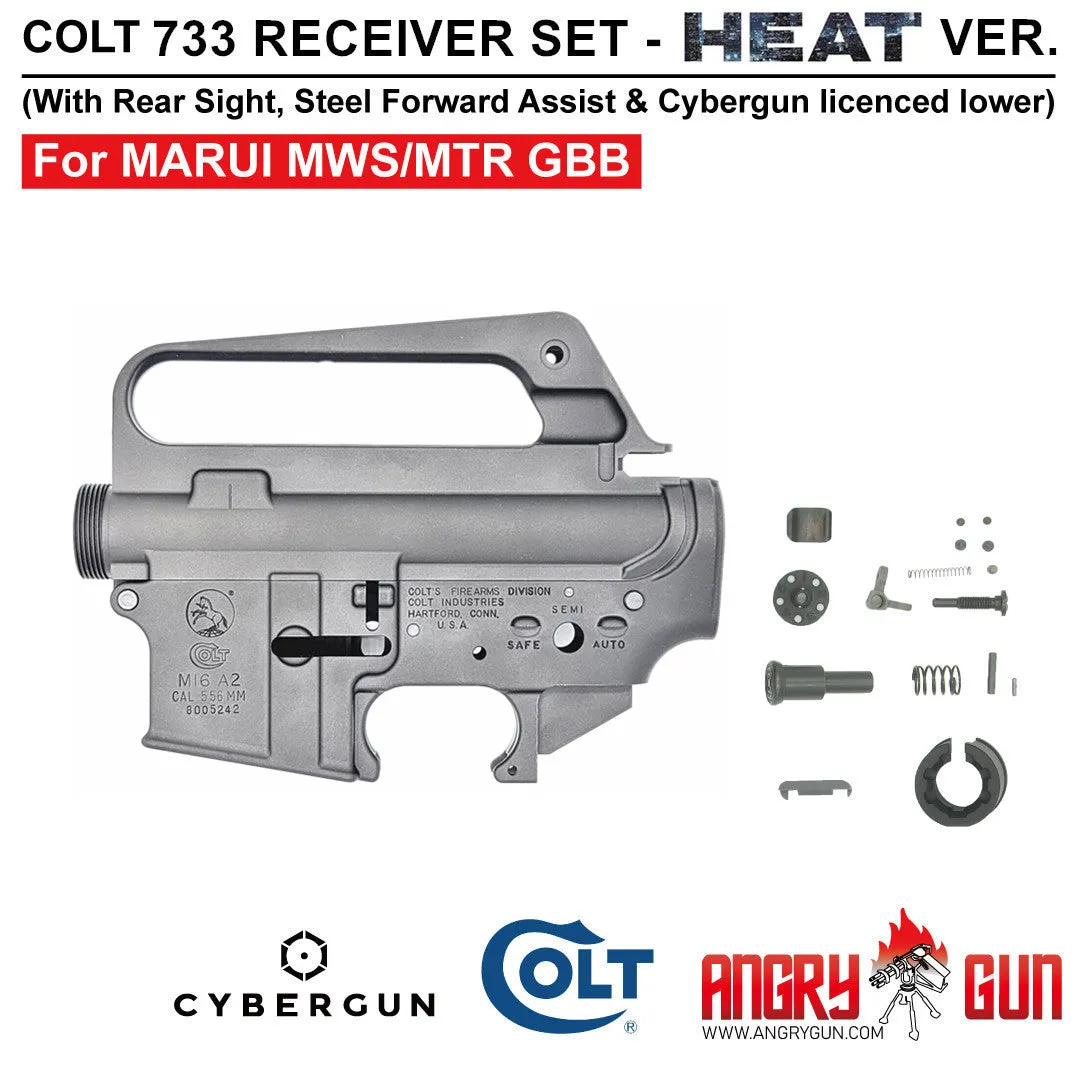Angry Gun Colt 733 receiver CNC Heat Marui MWS