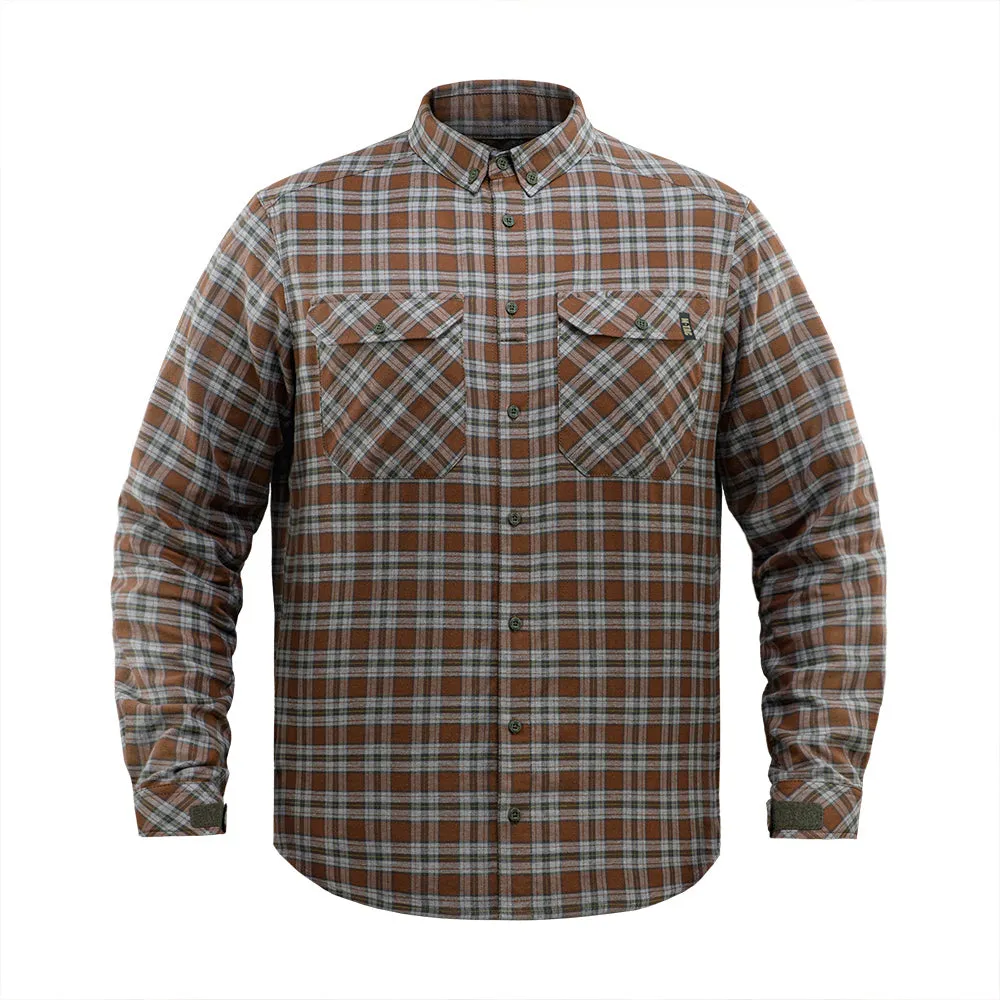 M-Tac Lumberjack cămașă maro/gri bumbac