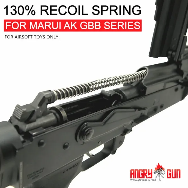 Angry Gun arc recul 130% Marui AK GBB inox