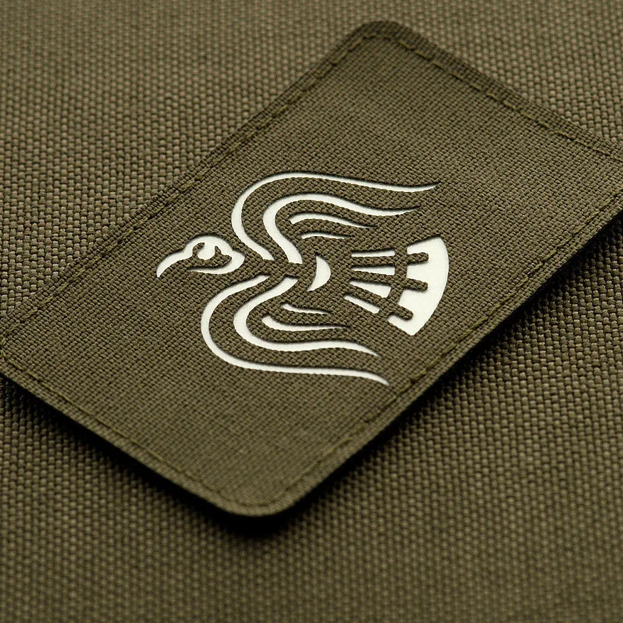 M-Tac Raven Flag Laser Cut patch Ranger Green GID fosforescent