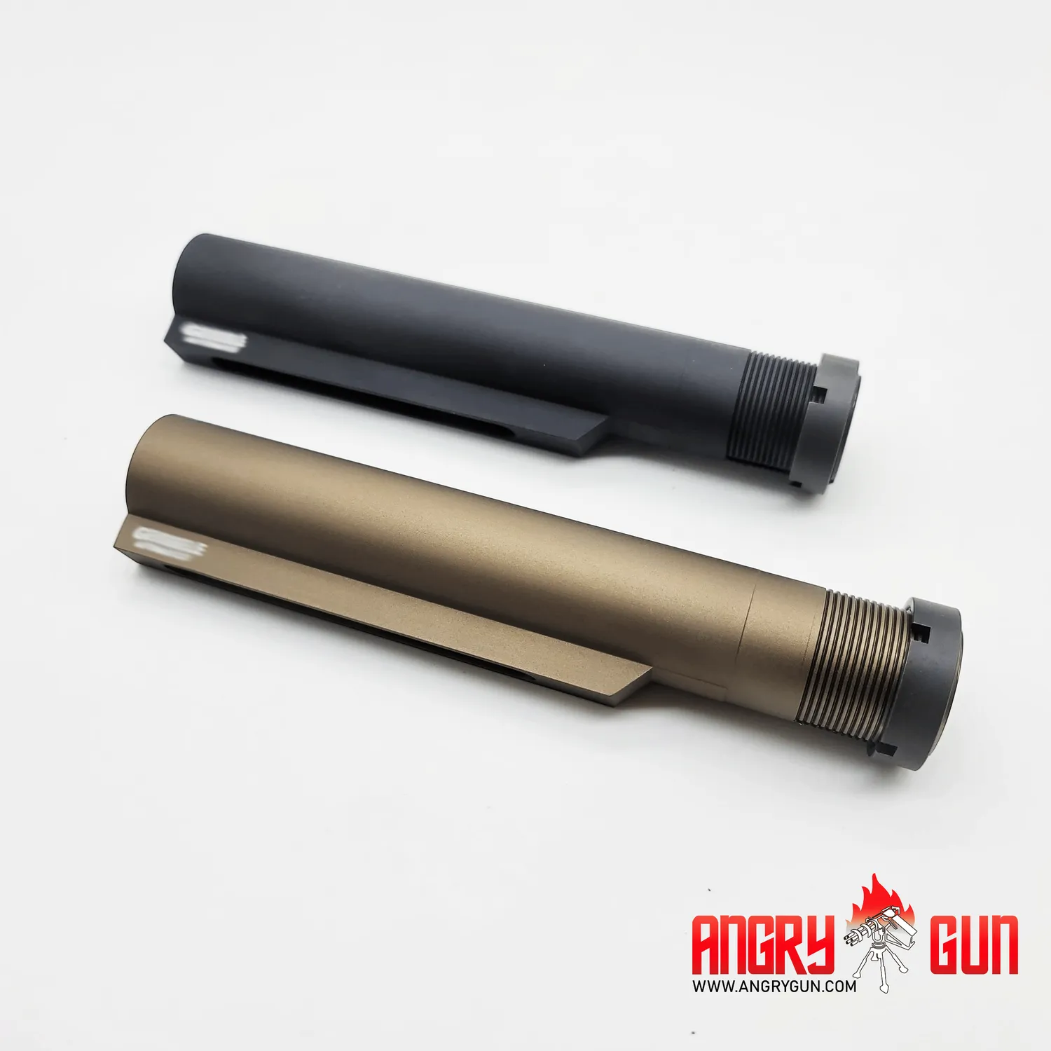 Angrygun G-Style CNC 6 Position Buffer Tube pat MWS negru