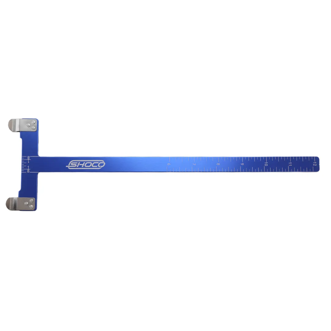 SHOCQ Bow Square riglă arc aluminiu inch-cm