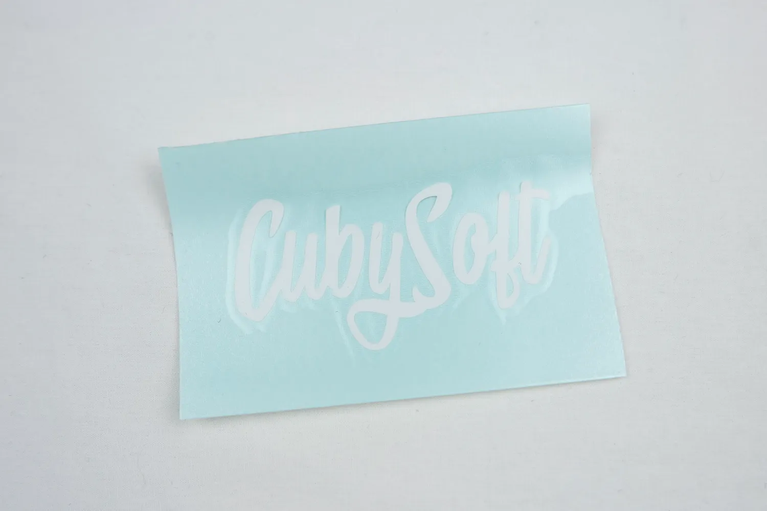 CubySoft Mask Sticker sticker vinil masca alb 11x5.5cm