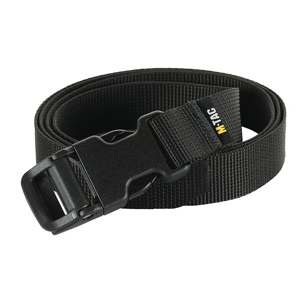 M-Tac Gen.II curea compresie neagră 25 mm nailon